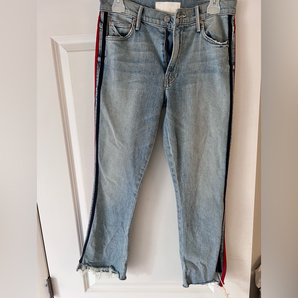 MOTHER denim crop jeans